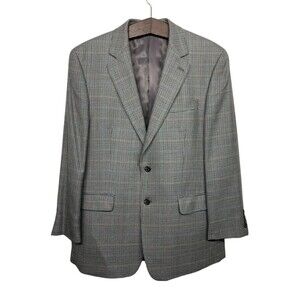 Chaps Ralph Lauren Men's size 42 Earth Tone Hounds tooth Sports Coat Jacket